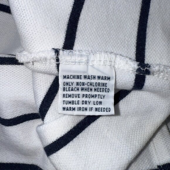 Polo Ralph Lauren Mens Striped Polo Shirt XXL Short Sleeve White Cotton Classic - Picture 8 of 8